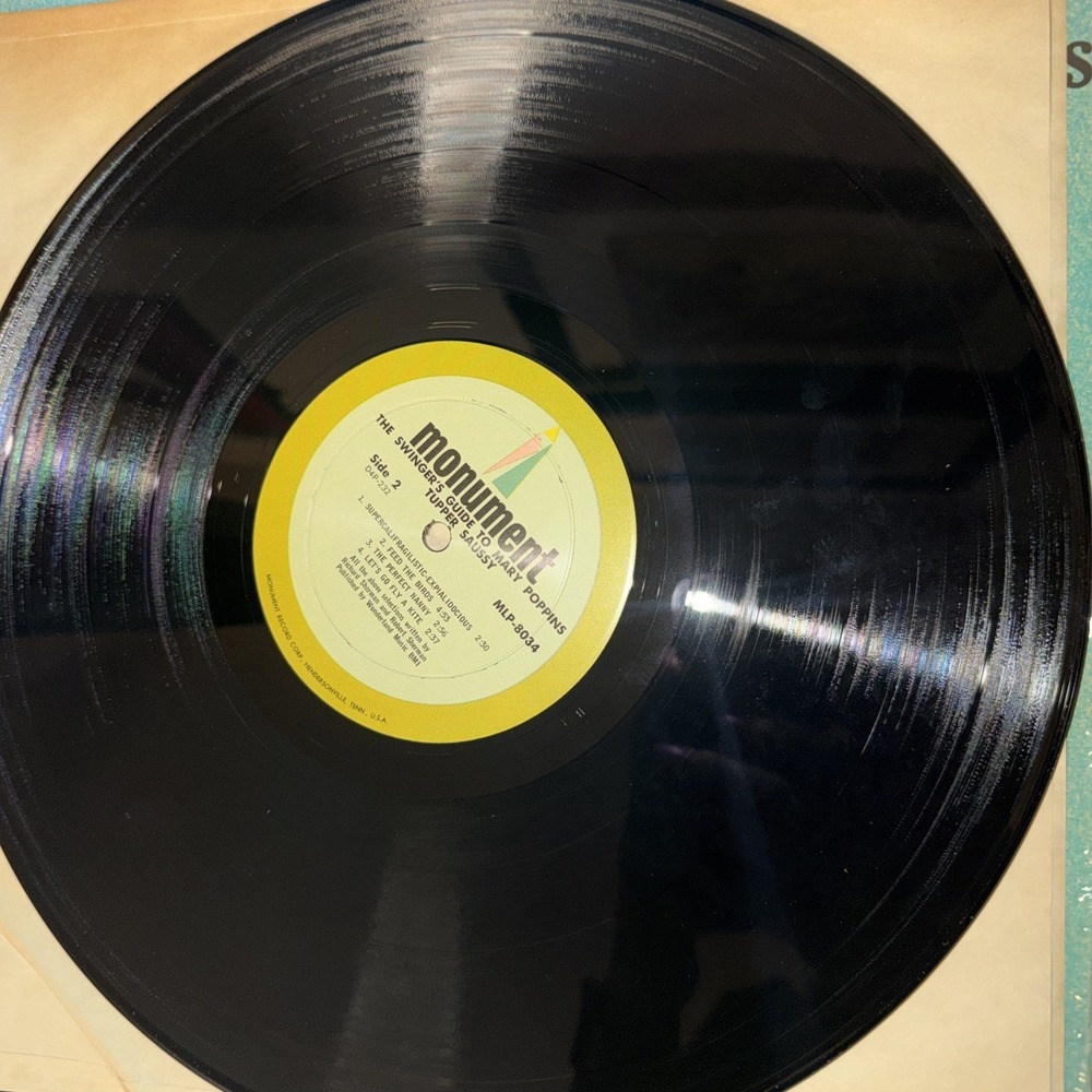 The Tupper Sassy Quartet- Swingers Guide To Mary Poppins Vinyl LPSLP-1803 EX - Picture 14 of 16